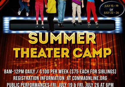 Summer Theatre Camp Flyer