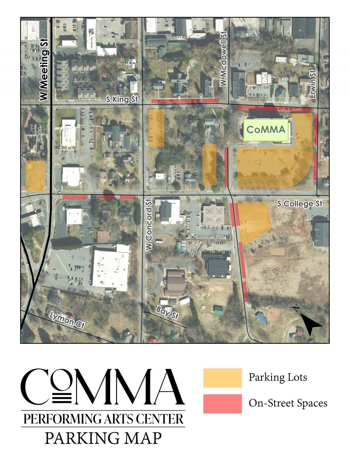 CoMMA Parking Map